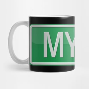 Street Sign T-shirt Mug